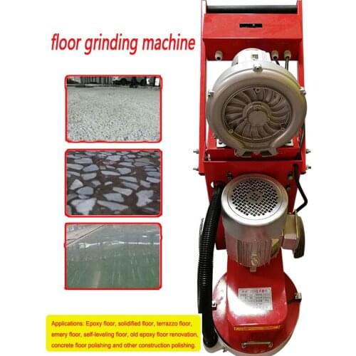 350 Small floor grinding machine concrete floor grinder polisher vacuuming grinding machine adjustable grinding depth 380V/220V