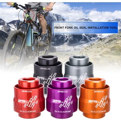 Mountain Bike Suspension Front Fork Oil Seal Dust Seal Installation Tool For 32/34/35/36 Mm Seal MTB Accessories Maintain Kit
