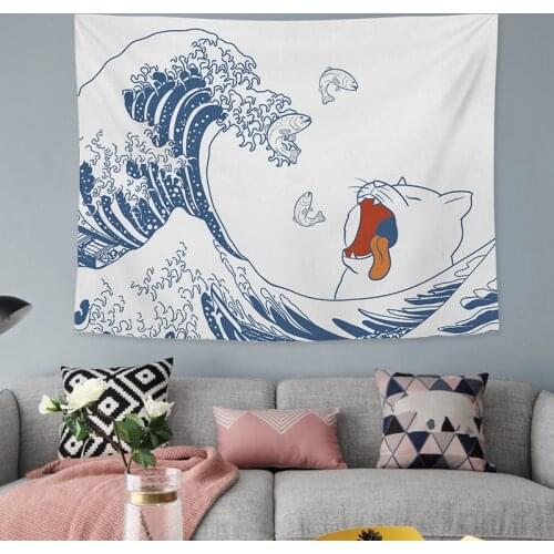 Anime Background Wall Hanging Cloth Birthday Girl Decorations Tapestry Hippie Home Decor Decoration Mural Tapiz Gobelin Makrama