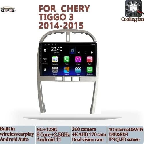 Car Multimedia Video Player For Chery Tiggo 3 2014 2015 Android 10 Navigation gps no 2din dvd car accessories