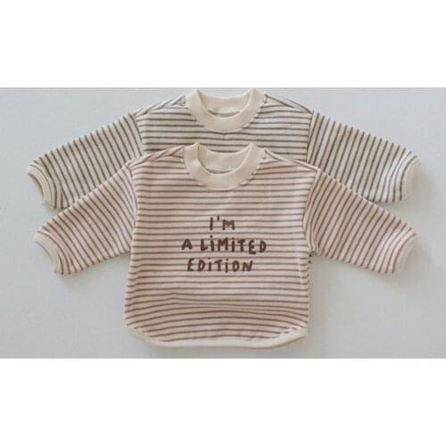 MILANCEL 2021 Spring Newborn Baby Clothes Striped Girls Blouse Korean Style Toddler Base Shirt