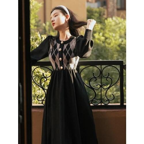 Модные платья в клетку CARIEYNA China At AliExpress