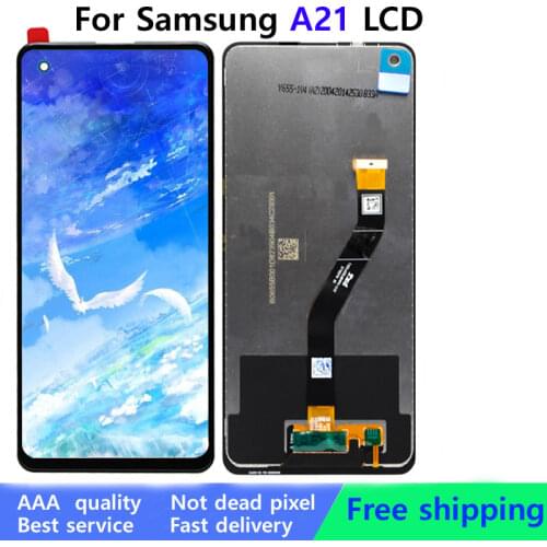For Samsung Galaxy A21 Lcd A215 SM-A215U LCD Display Touch Screen Digitizer Glass Assembly For Samsung A21 LCD Free Tools