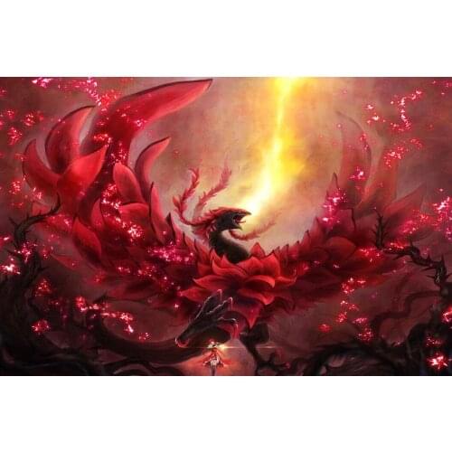 Phoenix Nirvana The wooden puzzle 1000 pieces ersion jigsaw puzzle white card adult childrens educational toys