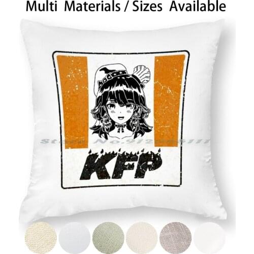 Kfp Bucket Pillow Case Throw Pillow Cover Cotton Linen Flax Takanashi Kiara Hololive Holomyth Vtuber Idol Waifu Moe Kawaii