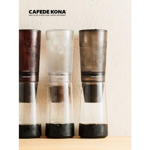 CAFEDE KONA Coffee Maker Ice Dripper Coffee Pot Precise Finish Exquisite Cold Brew Small Slow Drip Brewer 600ml