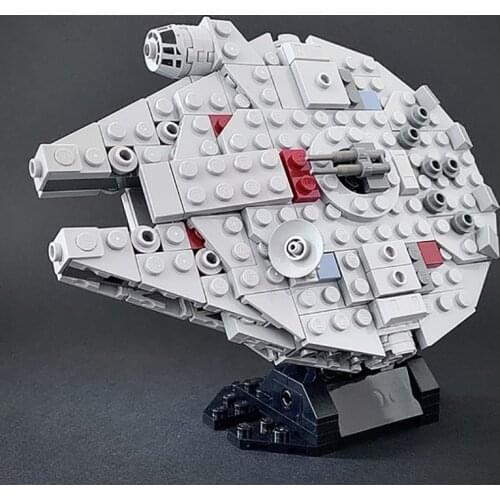 Moc Star Mini Millenniumed Building Block Sterne Filme Spaceship Model High-tech Bricks Education Toys Anime MOC Toys for Boys