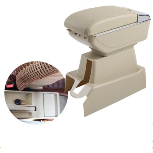 Leather Car Center Console Armrest Storage Box for Volkswagen VW Passat B5 2002 ~2005 2006 2007 2008 2009 Armrests Free Shipping