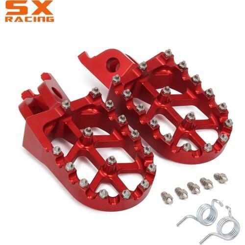 Motorcycle CNC Gear Foot Shift Levers Sets Footpegs Pedals For HONDA CR125 CR250R CR150R CRF250R CRF250X CRF450R CRF450RX 2020