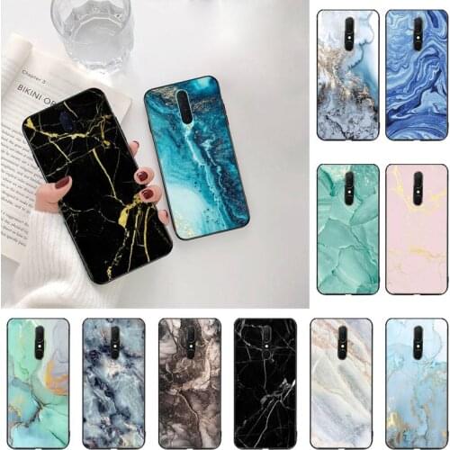Marble pattern Phone Case For Oppo A5 A9 2020 Reno2 z Renoace 3pro A73S A71 F11