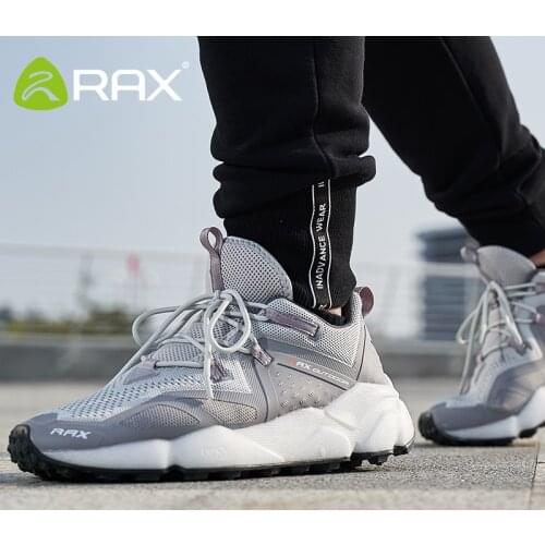 Rax 2021 New Style Men Running Shoes Lightweight Outdoor Sports Sneakers for Male Breathable Gym Running Shoes Tourism