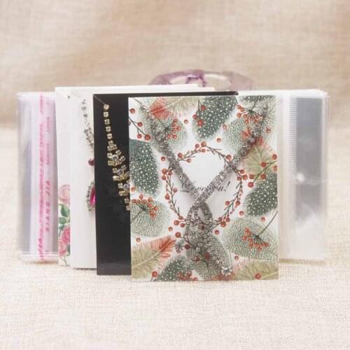 Feiluan new arrival 10*8cm paper jewelry necklace tag card flower /Dreamcatcher black Fashion jewerly necklace tag100+100opp bag