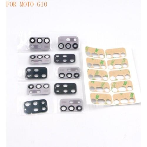 Original 50pcsCamera Lens For MOTORORA MOTO G9 PLUS G9 POWER G10 G30 Back Cover Camera Glass Lens Replacement
