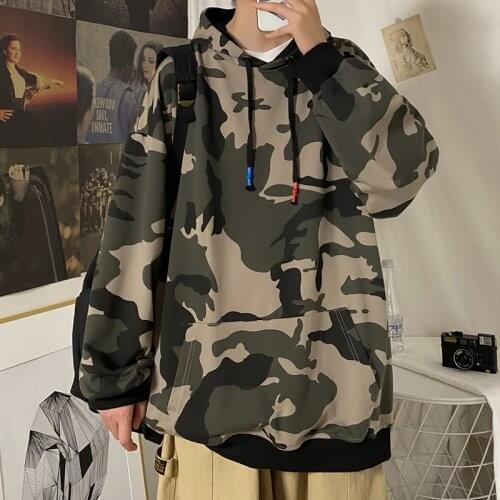Own pai Mens Camouflage Hoodies