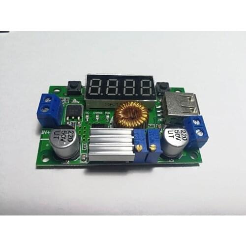 5A Constant Voltage Constant Current Step-down Module with Voltage and Current Power Display LED Drive Lithium Battery Charging