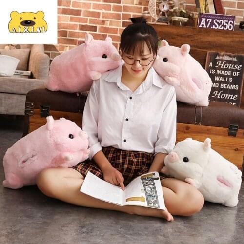 Pig Hand Warmer Pillow Soft Kawaii Love Pig Plush Toy Stuffed Animal Cute Soft Cushion Chinese Zodiac Pig Toy Doll Birthday Gift