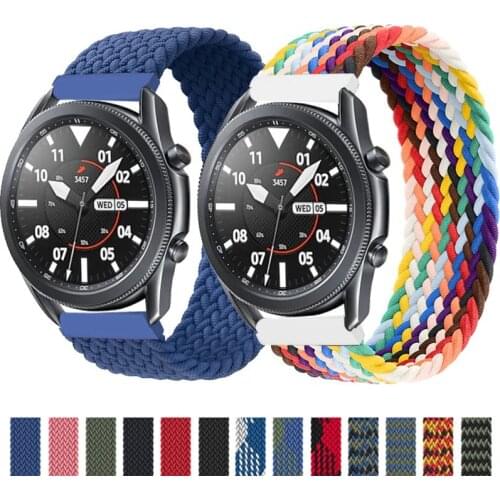 20mm/22mm Band for Samsung Galaxy watch 4/Classic/46mm/42mm/Gear S3 Braided bracelet Huawei GT/2/GT2 Pro Galaxy 3/Active 2 strap