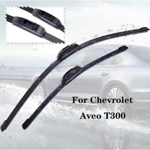 Wiper blades For Chevrolet Aveo T300 from 2002 2003 2004 2005 2006 2007 2008 2009 2010 2011 2012 to 2018 Clean car windshield