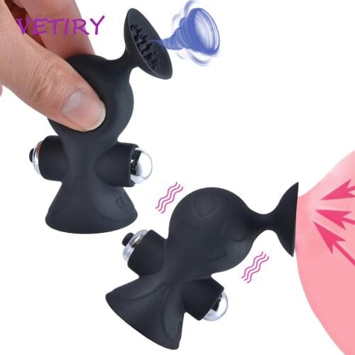 VETIRY 10 Speeds Nipple Sucker Vibrator Breast Massager Breast Pump Enlarge Sex Toys For Women Clitoris Stimulate Adult Products