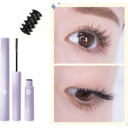 High Quality Mascara Slender Brush Head Waterproof Non-smudge Easy To Apply Natural Thick Curling Mascara Cosmetics TSLM1