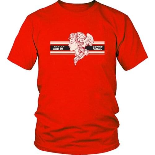 God Of Trade Letter Print Tshirt Femme Casual White Pink Red Basic Plain Tee Shirt Women Summer Vintage Style Clothing