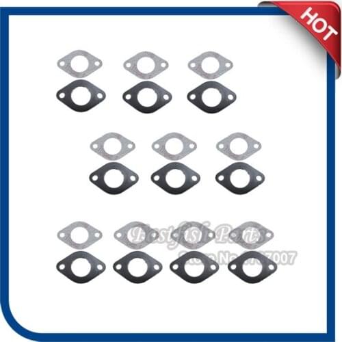 10 Sets of Intake Pipe Insulator Spacer For 110cc 125cc Pit Dirt Bike ATV Quad