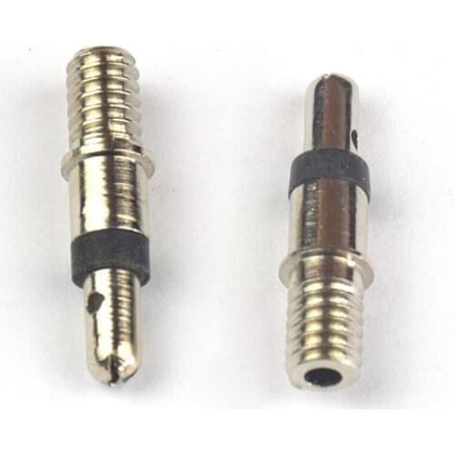 2Pieces Copper 24mm 0.94" Bike Tire Valve Core Replacement Removable