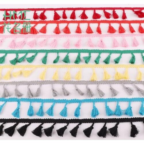 5yards/lot Tassel Lace Ribbon Fringe Drop Lace Trims For Clothing DIY Wedding Party Crafts Handmade Sewing Curtain Accessory
