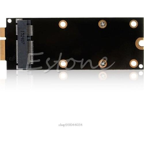 7+17 Pin mSATA SSD To SATA Adapter Card for 2012 MacBook Pro A1398 A1425 MC976 F23 21 Dropship
