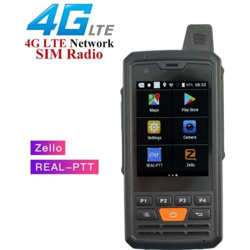 ANYSECU 4G Network radio P3 F50 Android 6.0.0 Unlock POC Radio LTE/WCDMA/GSM Walkie talkie work with Real-ptt Zello