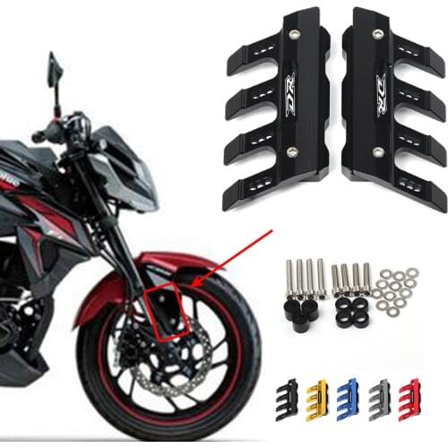 For Haojue Suzuki DR160 DR160S DR300 TWin Motorcycle Mudguard Front Fork Protector Guard Block Front Fender Slider Accessories