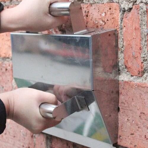 Plasterer Tool Wall Plastering Skimming Concrete Scraping Dust Trowel Hand Plaster Tiling Stainless Steel Bricklayer Tool