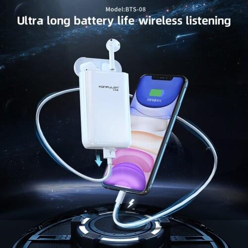 Slim Power Bank & Wireless Bluetooth Headset With Power Bank 2 In15000mAh Power Bank Wireless Headphones V5.0 Bluetooth