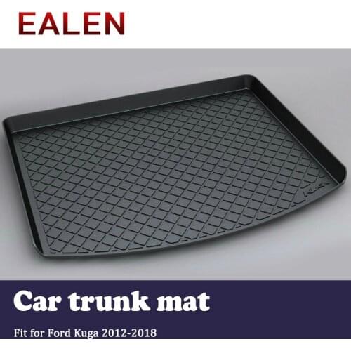 EALEN For Ford Kuga 2012 2013 2014 2015 2016 2017 2018 Boot Tray Styling Anti-slip Mat accessories 1Set Car Cargo rear trunk mat
