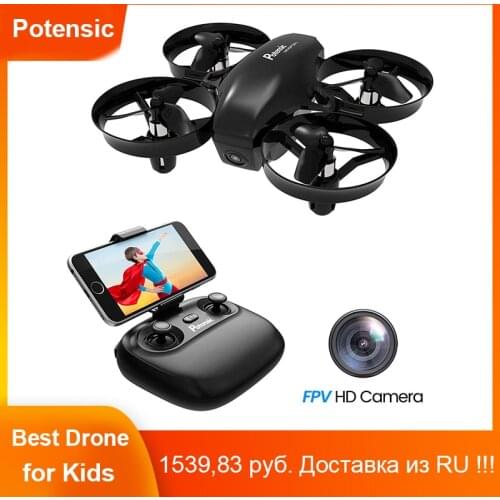 Potensic Mini Drone With Camera WiFi FPV Headless Mode 2.4G RC Quadcopter Remote Control Toys For Kids and Beginners Easy to Fly