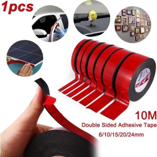 33ft Multi-Functional Double-Sided Foam Tape Outdoor and Indoor Foam Seal Strip Automotive Mounting Photo Frame 40P