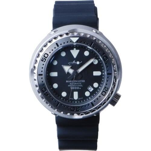 Heimdallr Mens Diving Watches Men Automatic Watch Tuna Diver Mechanical Wristwatch 1000M Waterproof C3 Luminous Sapphire Mirror