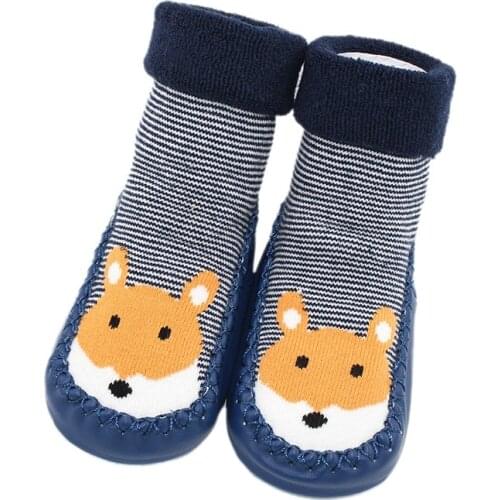 Bobora Baby Boy Girl Socks Anti Slip Rubber Soles First Walkers Floor Toddler Socks