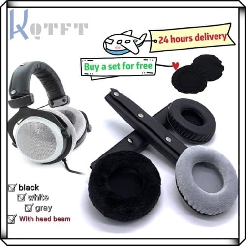 Earpads Velvet cover for Beyerdynamic DT770 DT770-PROs DT880 DT990 Headphones Earmuff Sleeve Headset Repair Cushion Cups