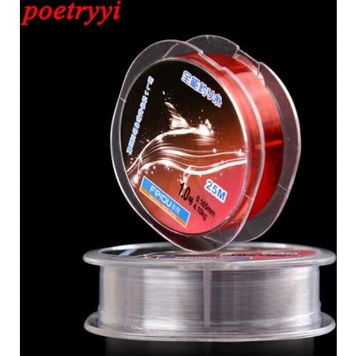 POETRYYI 25M nylon Main line/Sub-line fishing line Super strong Japanese raw line fishing line pesca 30