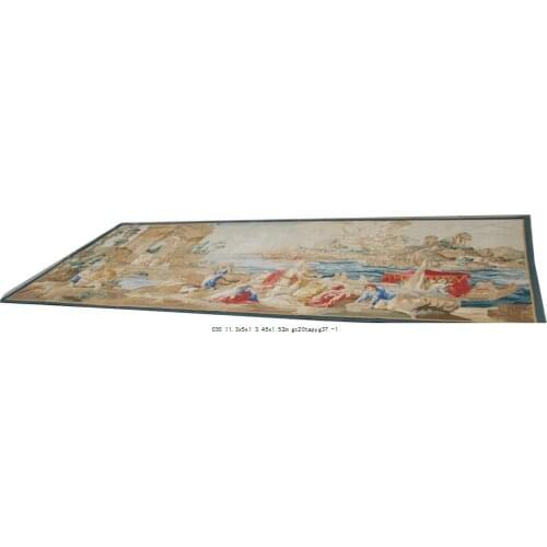 Cloth wall tapestry aubusson tapestry handmade hanging wall tapestry macrame floral tapestry tapestry modern