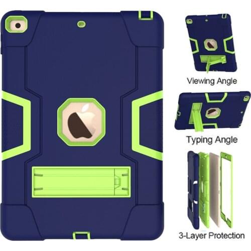 Case For iPad 10.2 2019 Cover for Apple iPad 7th Generation A2200 A2198 Funda Heavy Duty Shochproof Kids Silicone Shell +Gift