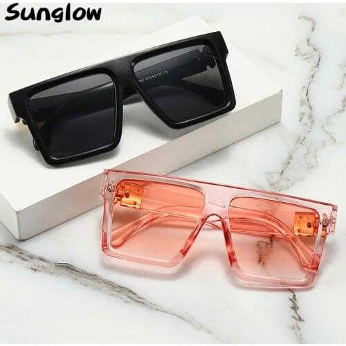Sunglow Man & Women Sunglasses Rectangle Oversized Sun Glasses Driving Shades Party Decoration Glasses Lightweight Comfortable