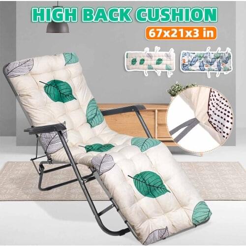 Outdoor Sun Lounger Cushion (No Chair) Garden Furniture Patio Desk Recliner Chairs for Back Pain Relaxer Pad for Elderly