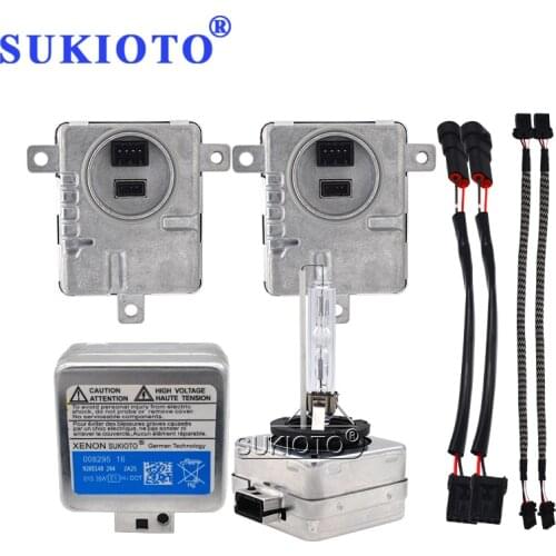 SUKIOTO 1 Set 35W D1S D3S D8S Car Headlight Xenon Kit 4300K 5000K 6000K 8000K Auto Lamp Light 35W No Error Canbus Xenon Ballast
