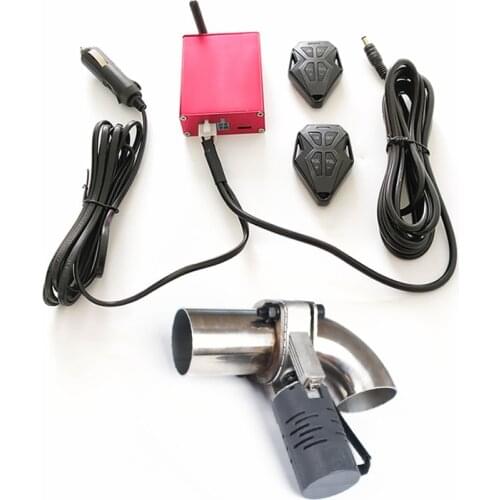 Universal Car Exhaust Sounds Valve Control System With Remote Conroller Flanged Pipe Waterproof