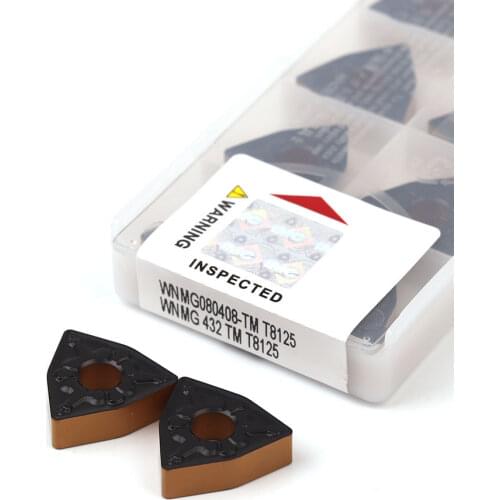 WNMG080404-TM T8125 Carbide Inserts WNMG080408-TM T8125 External Turning Tool WNMG080412-TM T8125 Two-Color Blade CNC Lathe Tool