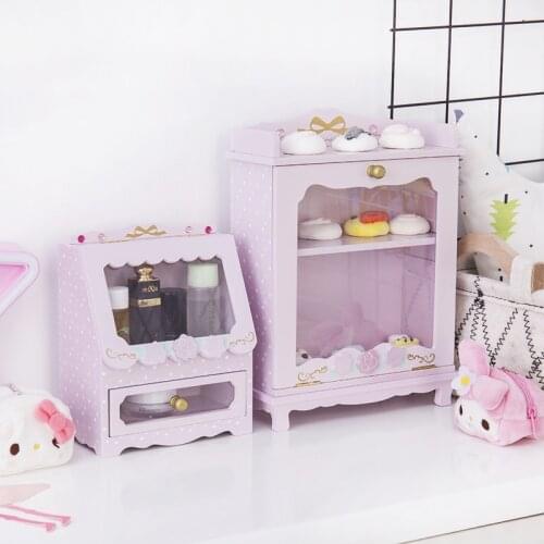 Japan cartoon Pink Swimmer wood box home decoration DIY dolls clothes girls domestic Doll Kit accessories collection