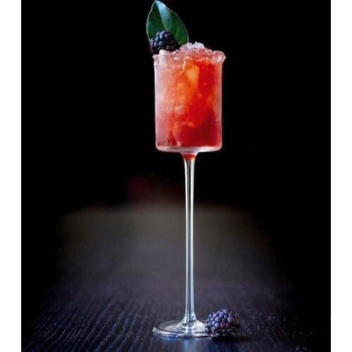 Japanese Crystal Wine Cup Straight Cocktail GlassTransparen Martini Goblet Champagne Flute Bar Party Wedding Drinkware 125Ml