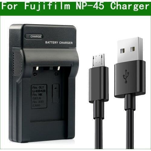 NP-45 NP-45A NP-45B NP-45S Digital Camera Battery Charger for Fujifilm instax SHARE SP-2 mini 90 FinePix Z35 Z70 Z700EXR L50